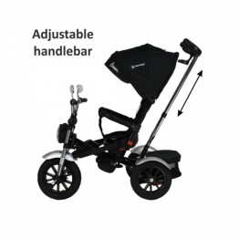 Bebe Stars Ποδηλατάκι τρίκυκλο 360° Chopper 6in1 Black 814-188